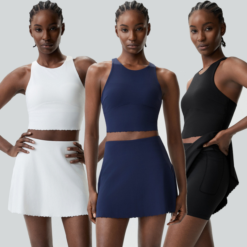 Badminton Outfit - Spor Salonu Kıyafetleri Kadın Kadın Tenis