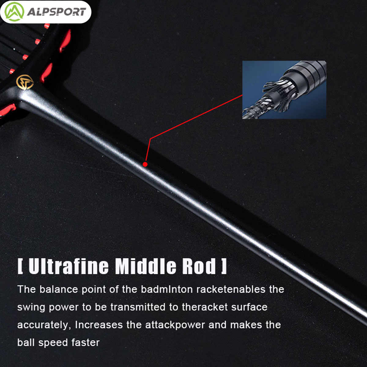 Alpsport MH-V5 5U 75g Dalgalı  - Li Ning Racket incelemesi ve fiyatı