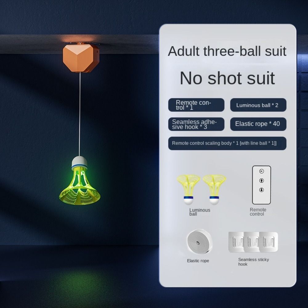1 Set Eşlik Eden Elektrikli Ba - Badminton Rebound Trainer incelemesi ve fiyatı